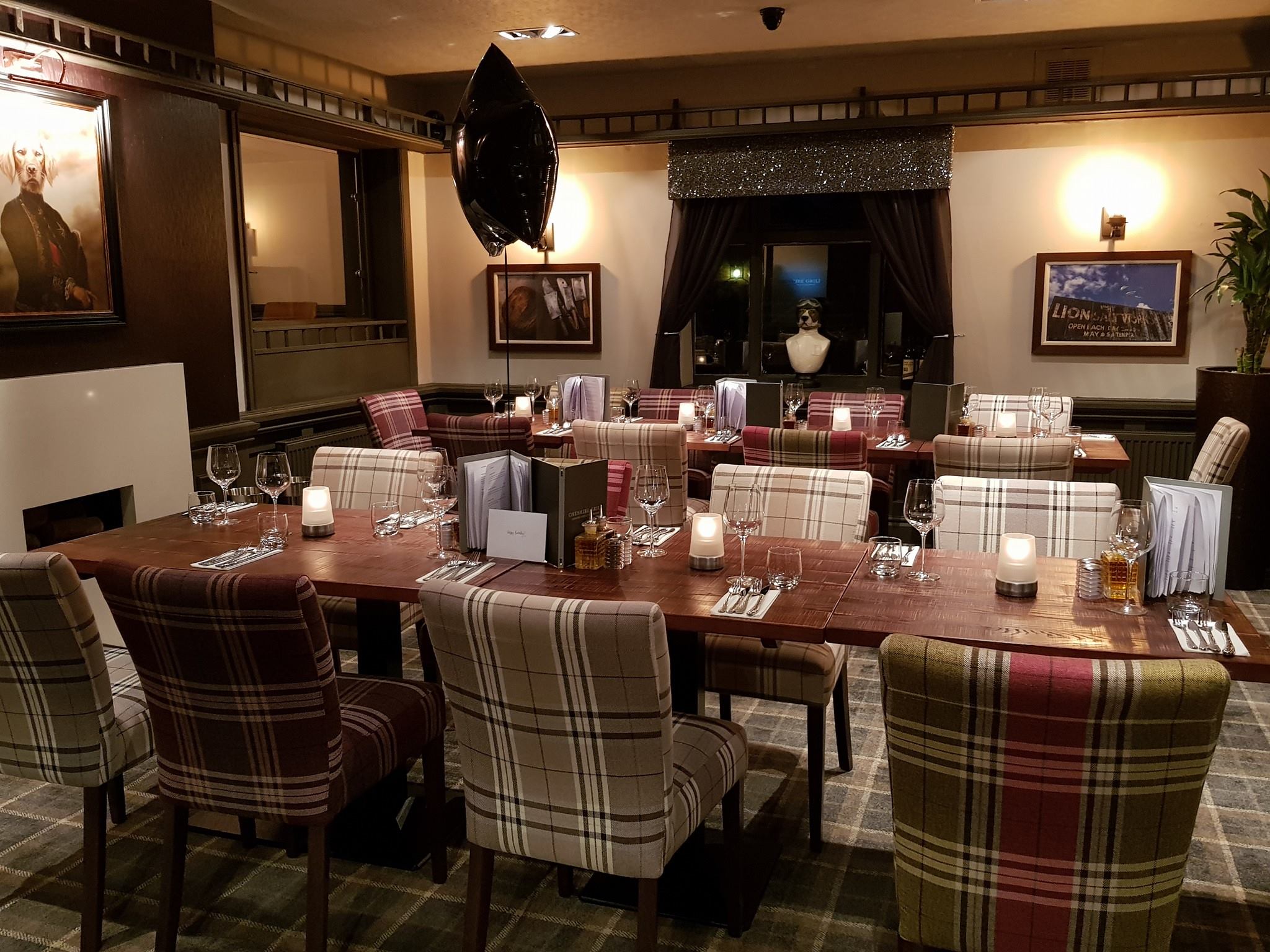 Book the Cheshire Grill for a large party Cheshire Grill