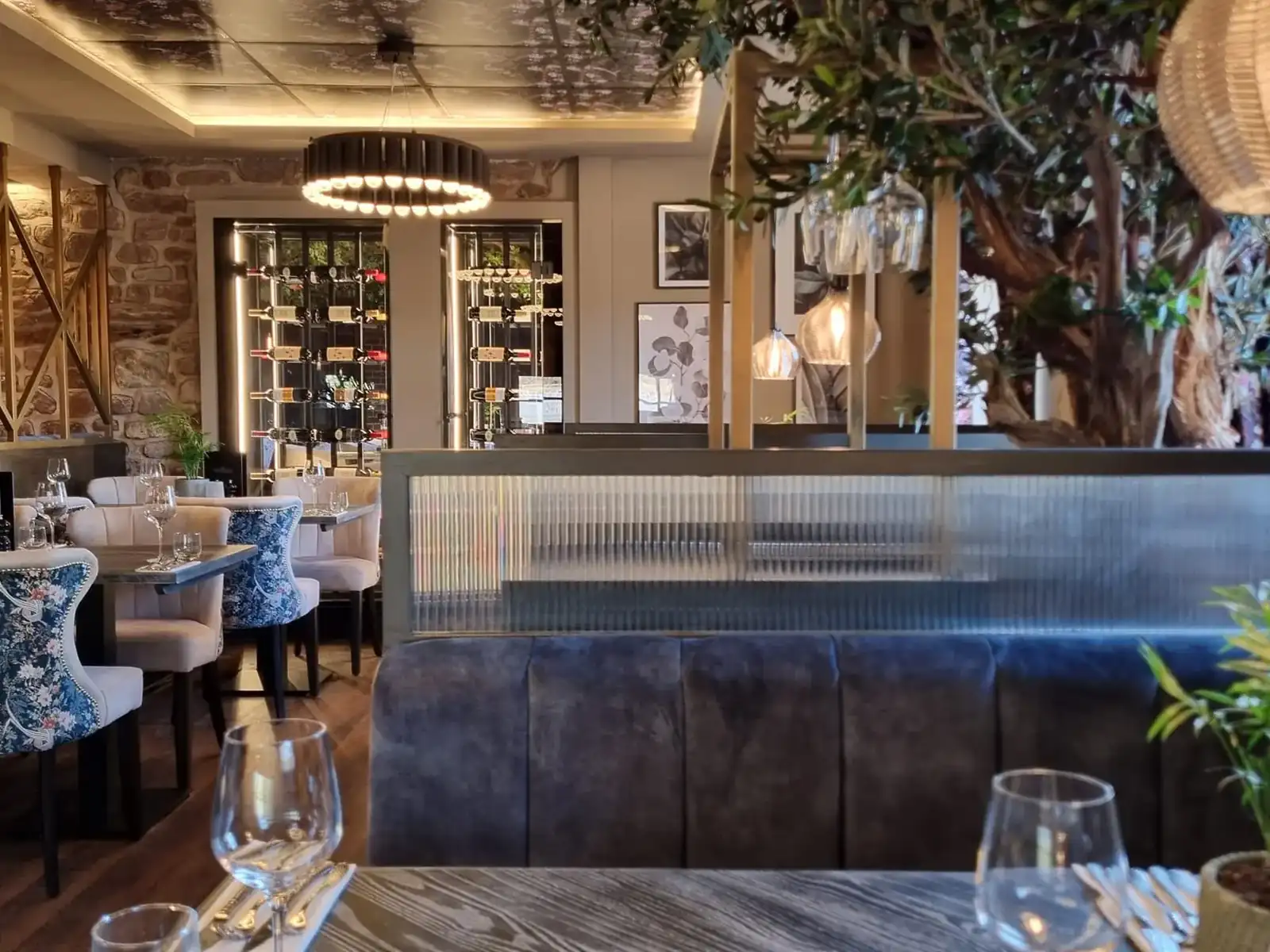 The dining room