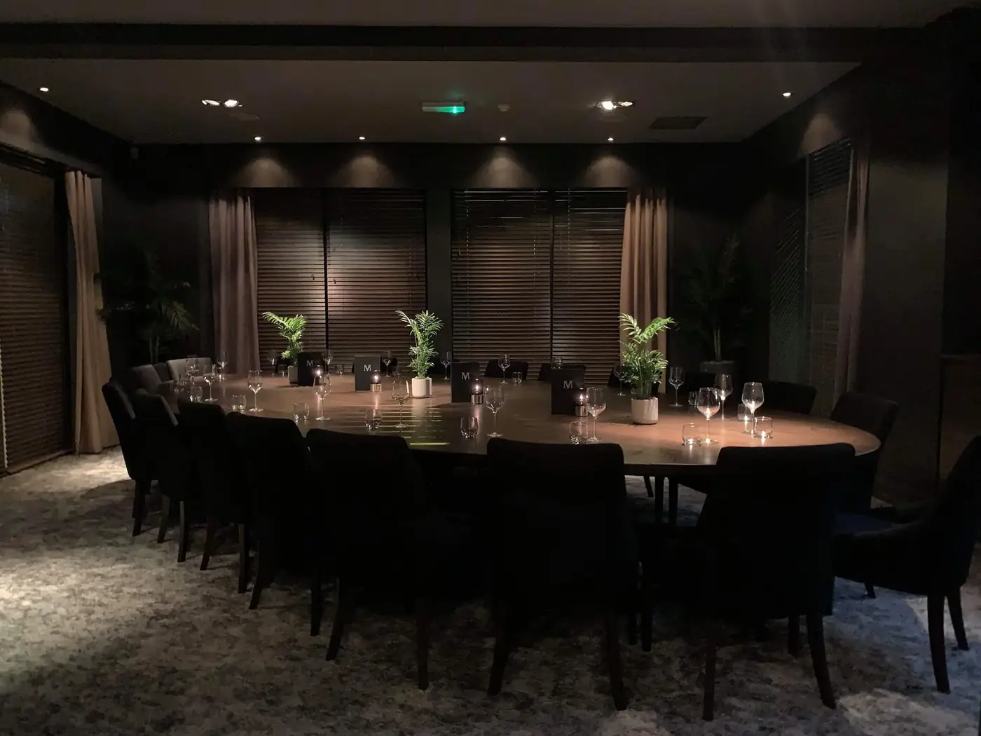 The private dining room